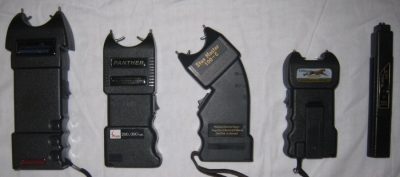 Stun Gun Fun, assortment of stun guns